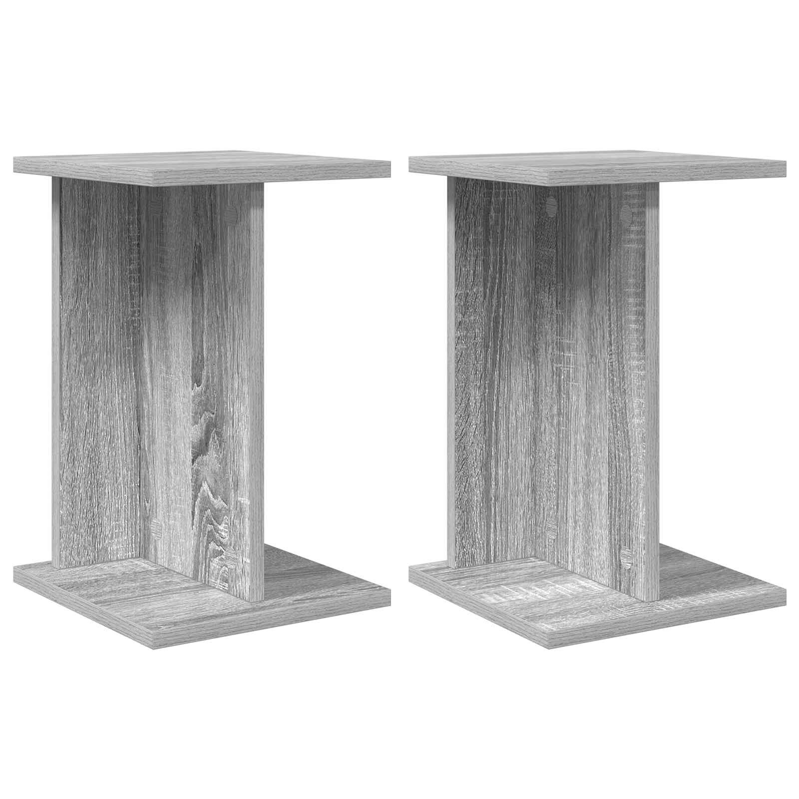 Maison Exclusive - Pflanzenständer 2 Stk. Sonoma-grau 25 X 25,5 X