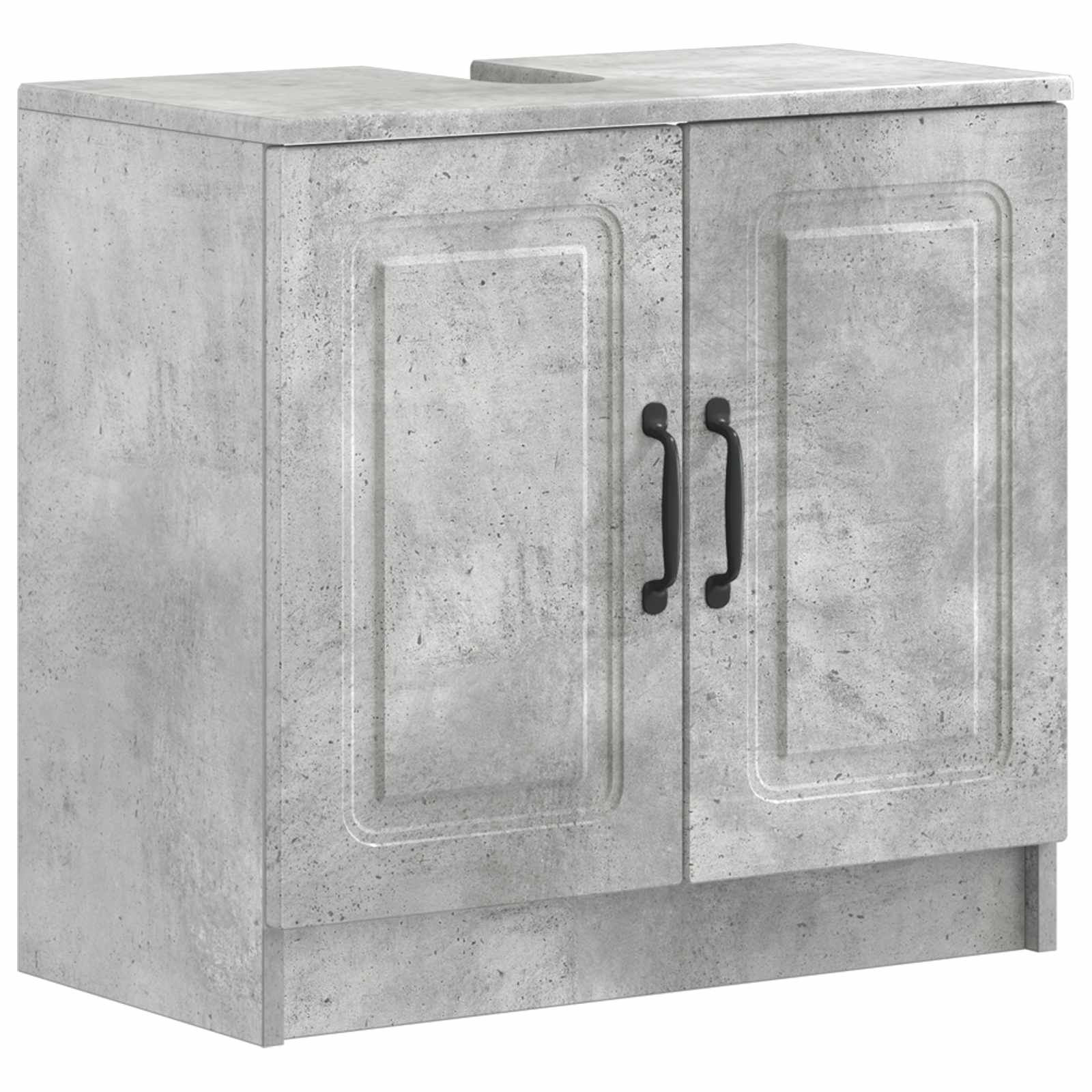 Maison Exclusive - Waschbeckenschrank Utrecht Betongrau 59,5 X 31
