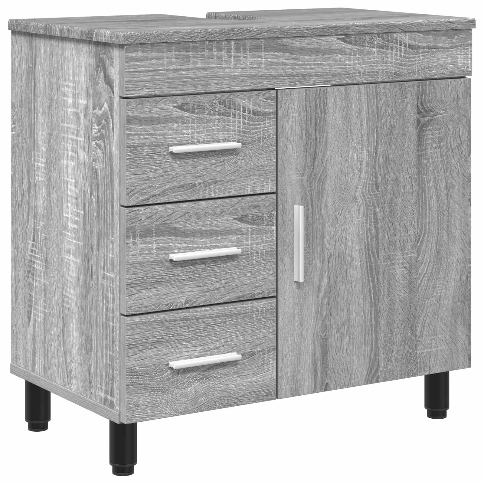 Maison Exclusive - Waschtisch Sonoma-grau 60 X 35 X 60 Cm Holzwer