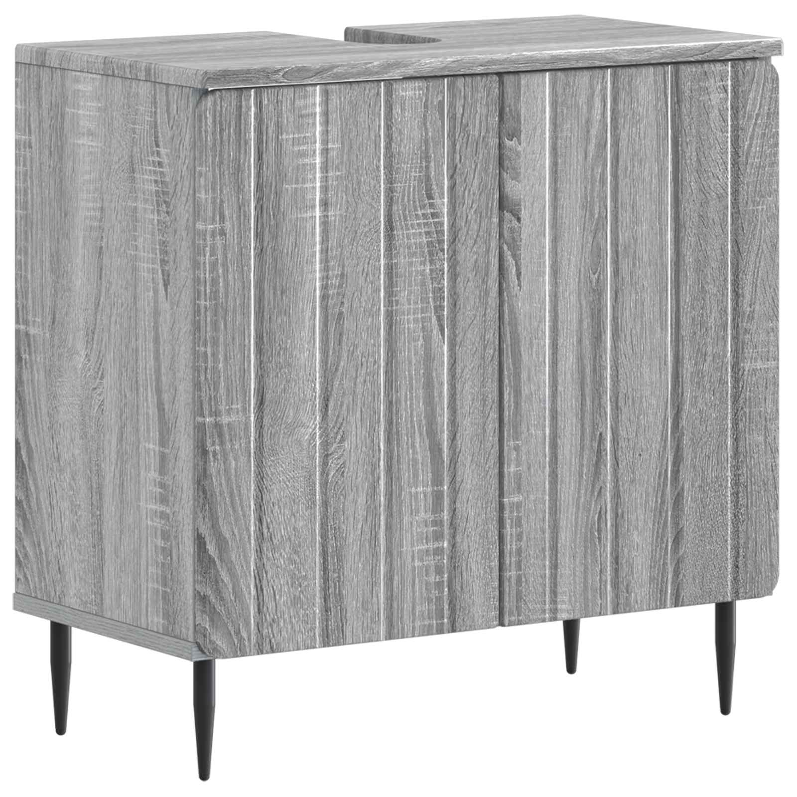 Maison Exclusive - Waschbeckenschrank Zwolle Sonoma-grau 59,5 X 3