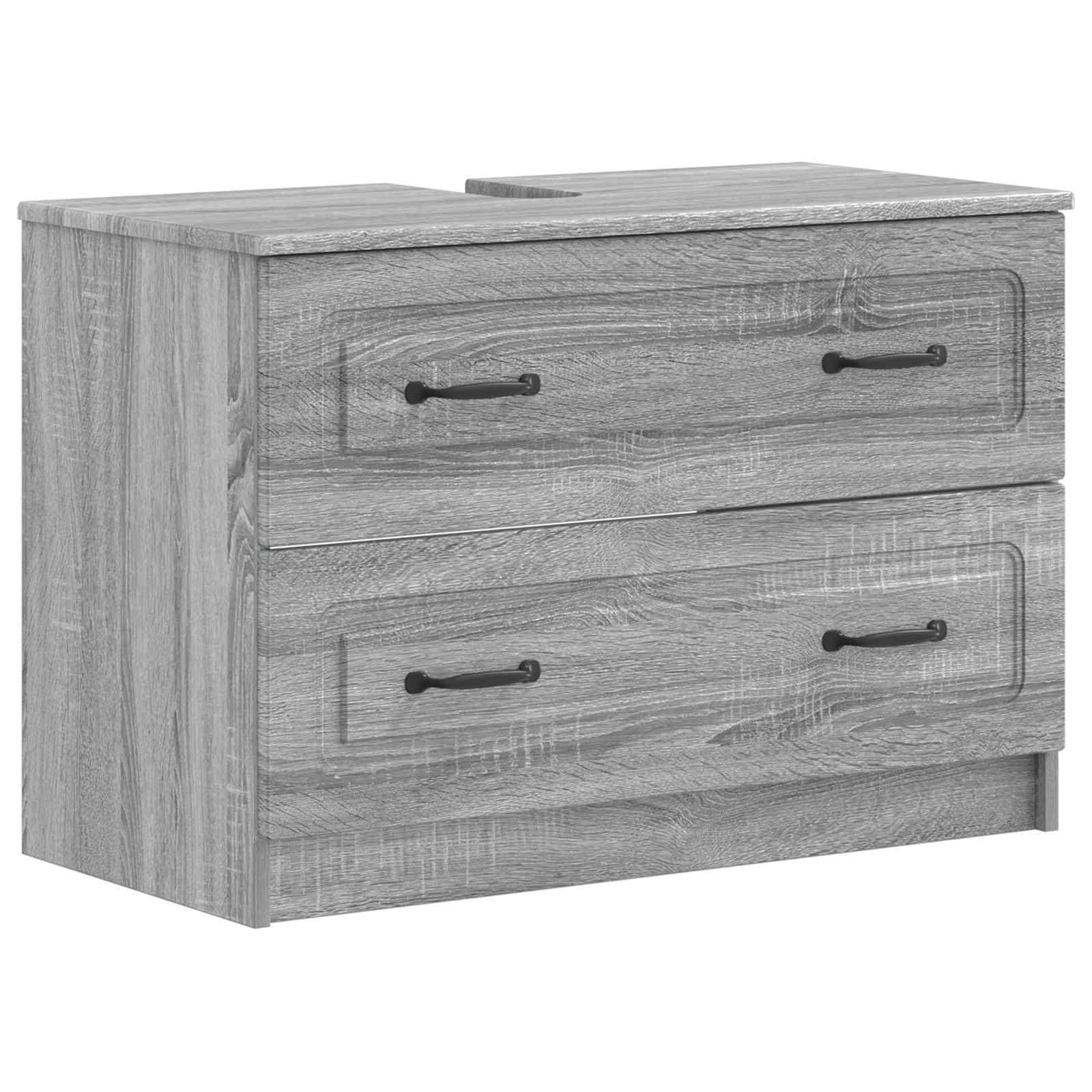 Maison Exclusive - Waschbeckenschrank Utrecht Sonoma-grau 82 X 41