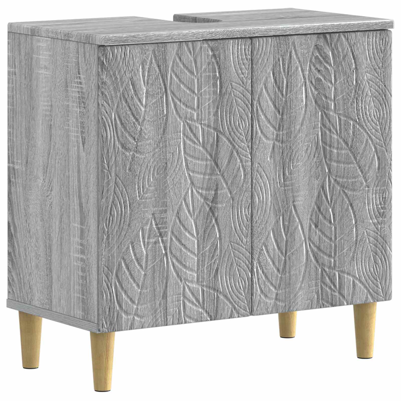 Maison Exclusive - Waschbeckenschrank Delft Sonoma-grau 59,5 X 31