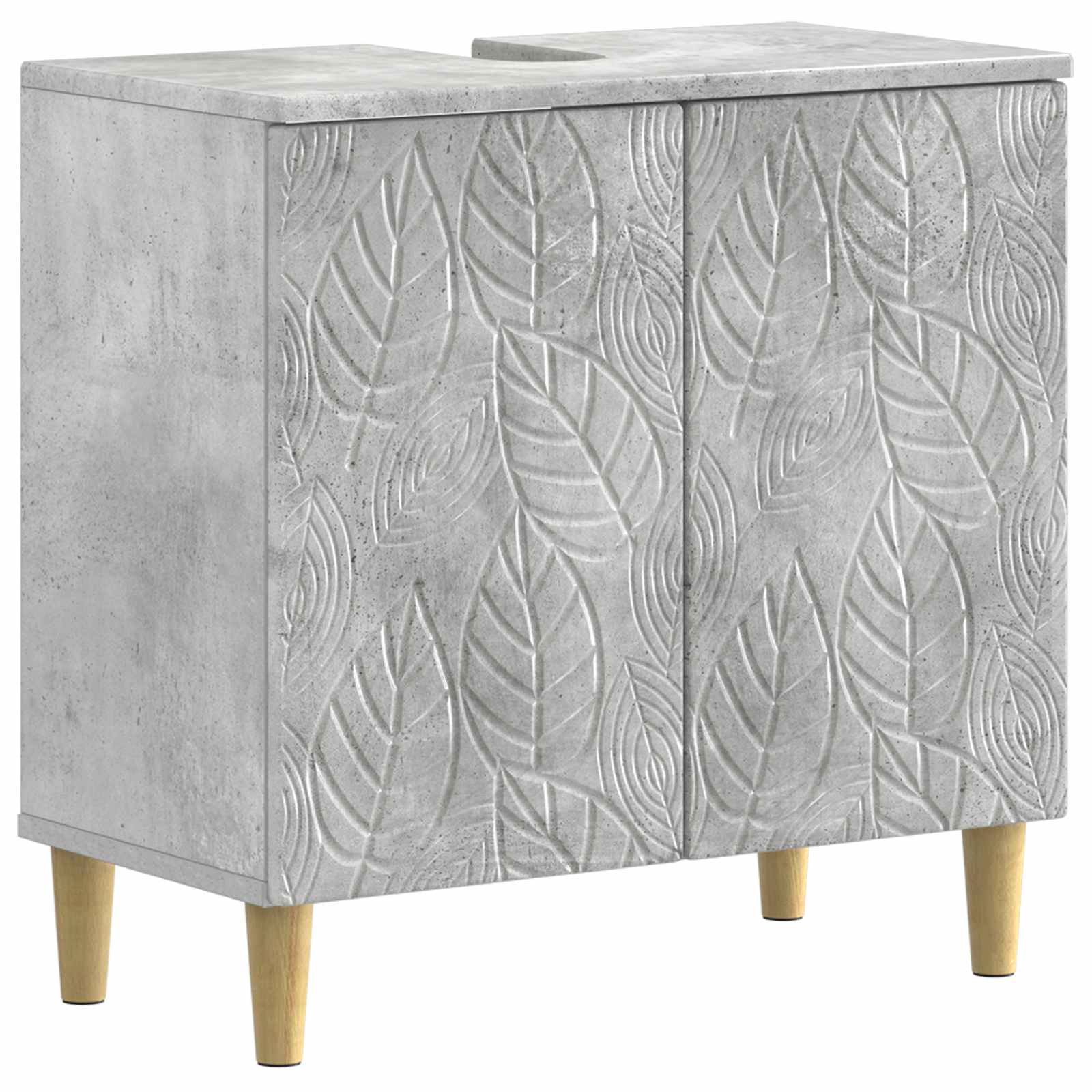 Maison Exclusive - Waschbeckenschrank Delft Betongrau 59,5 X 31,5