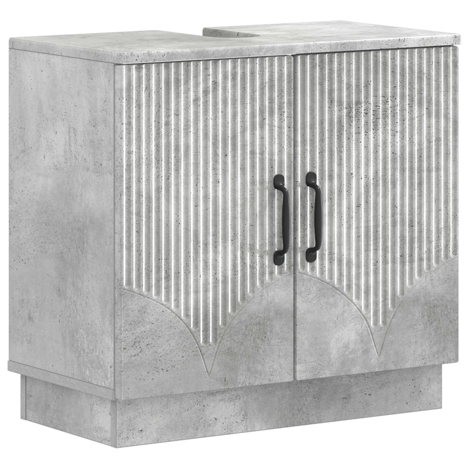 Maison Exclusive - Waschbeckenschrank Hoorn Betongrau 59,5 X 31,5