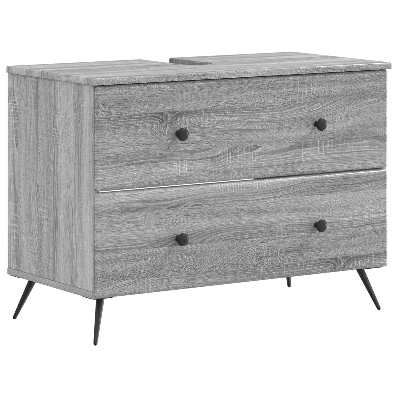 Maison Exclusive - Waschbeckenschrank Breda Sonoma-grau 82 X 41 X
