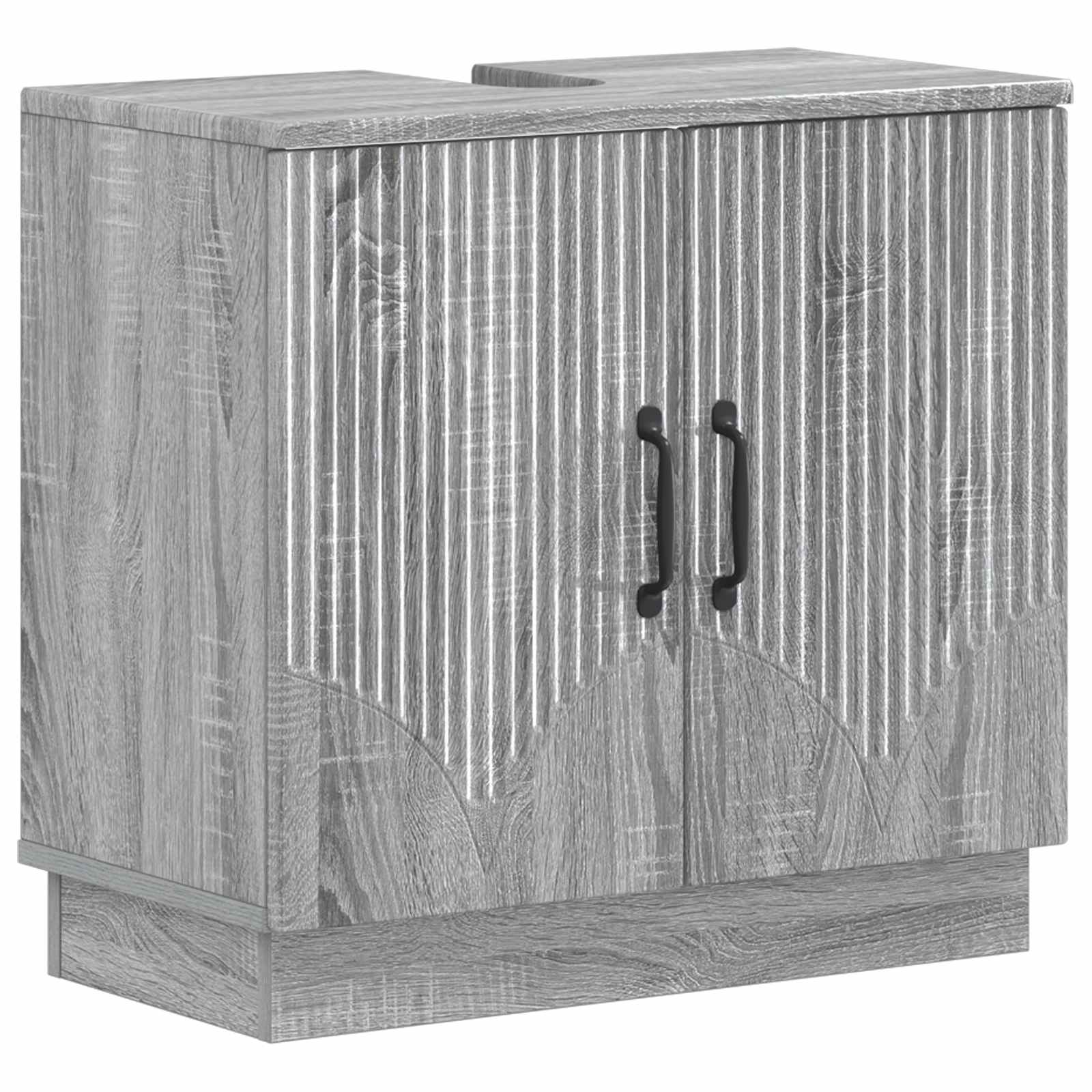 Maison Exclusive - Waschbeckenschrank Hoorn Sonoma-grau 59,5 X 31