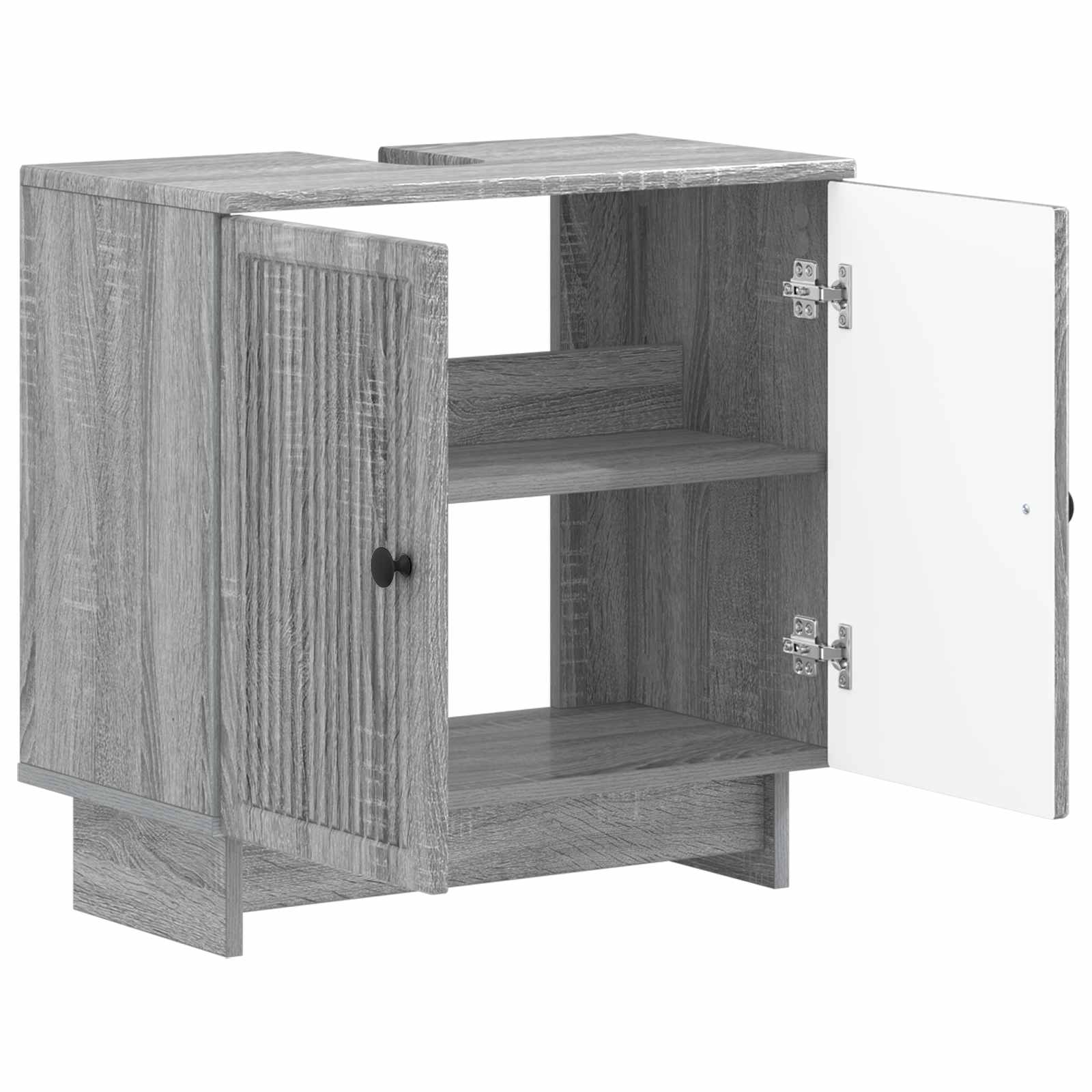 Maison Exclusive - Waschbeckenschrank Ede Sonoma-grau 59,5 X 31,5