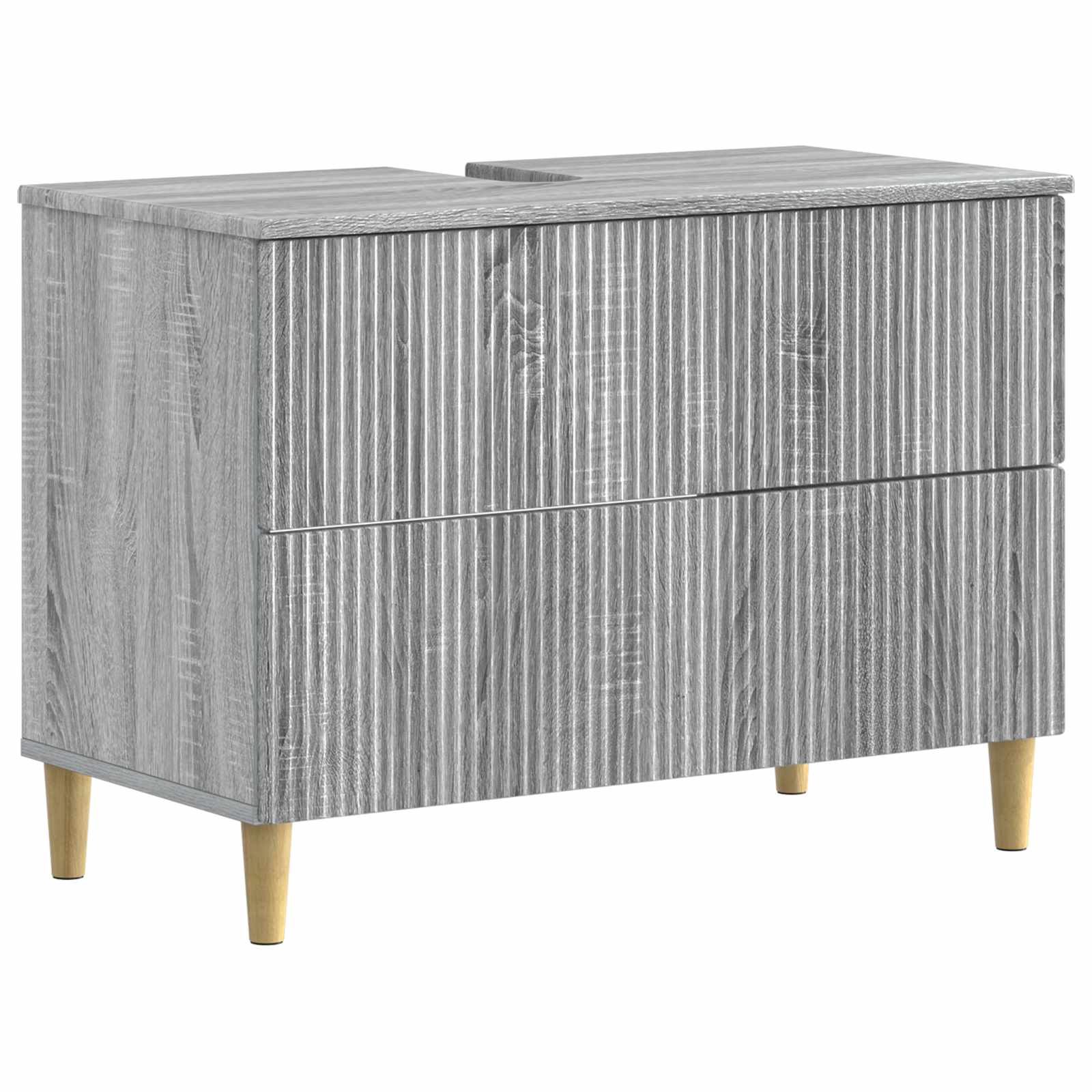 Maison Exclusive - Waschbeckenschrank Arnhem Sonoma-grau 82 X 41