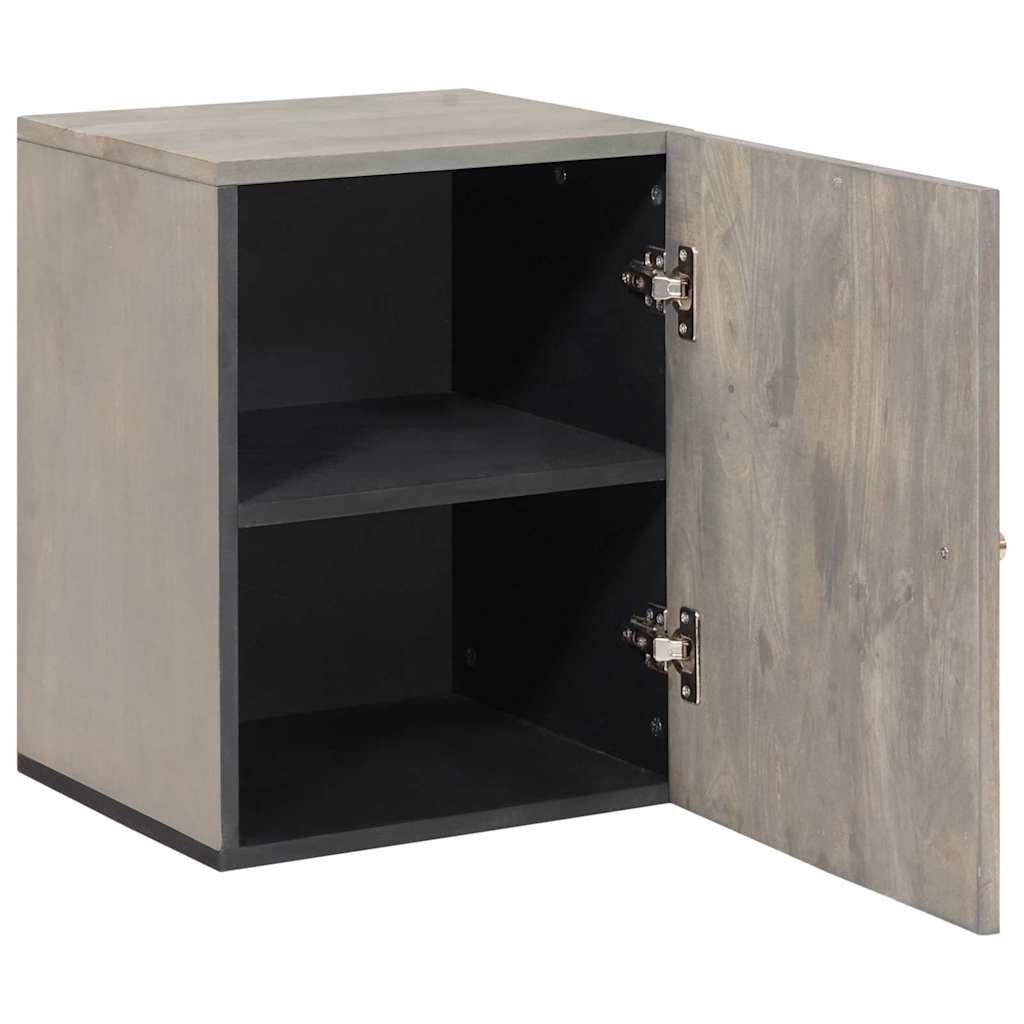 Maison Exclusive - Wandschrank Grau 38 X 33 X 48 Cm Massivholz Ma