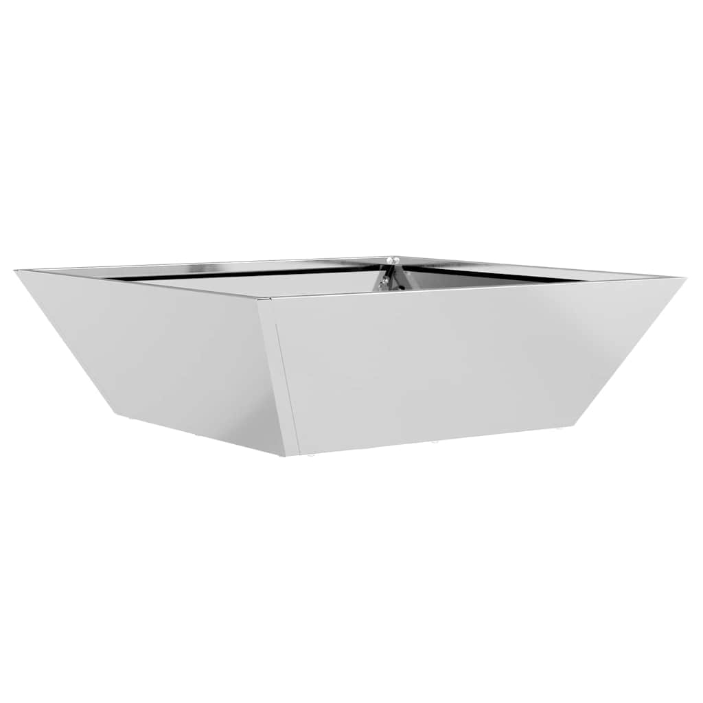 Maison Exclusive - Garten-pflanzgefäß Silber 50 X 50 X 15 Cm Verz