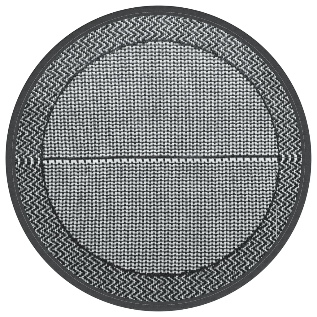 Maison Exclusive - Outdoor-teppich Arakil Grau Ø120 Cm Pp