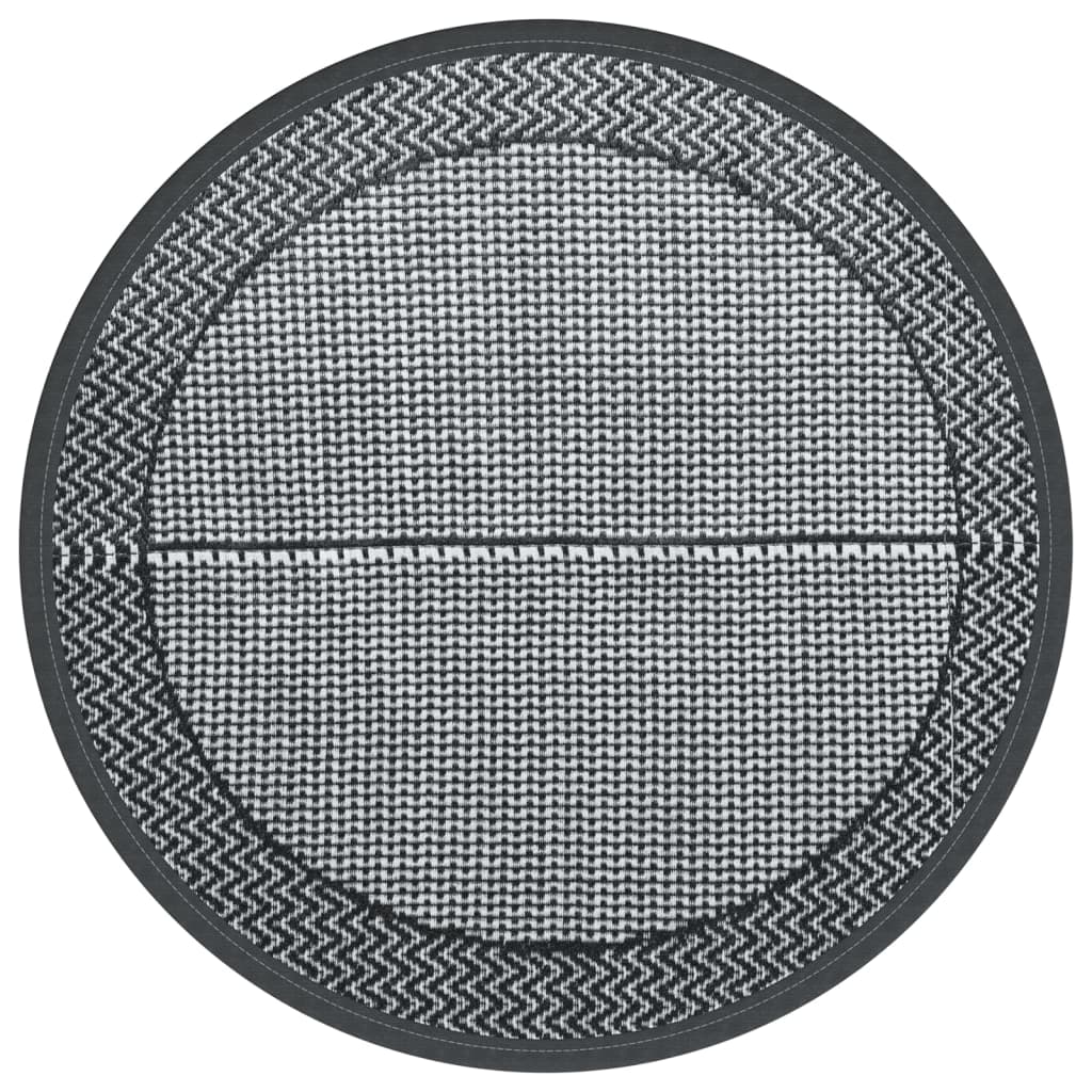 Maison Exclusive - Outdoor-teppich Arakil Grau Ø160 Cm Pp