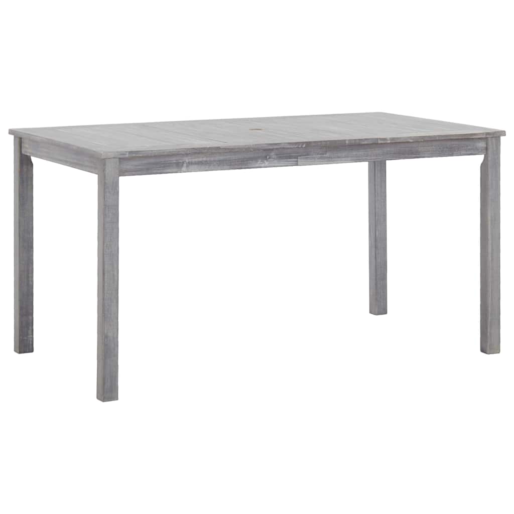Maison Exclusive - 5-tlg. Garten-essgruppe Grau Massivholz Akazie