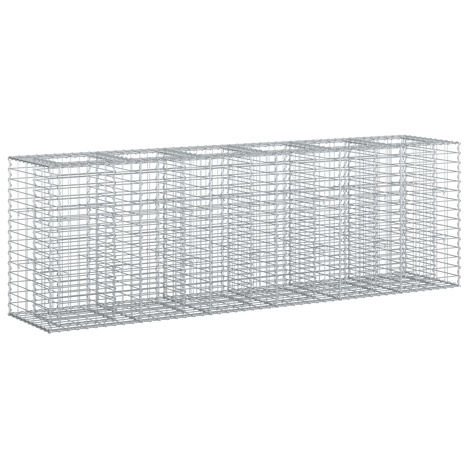 Maison Exclusive - Gabionen-hochbeet 2 Stk. 250 X 50 X 80 Cm Verz