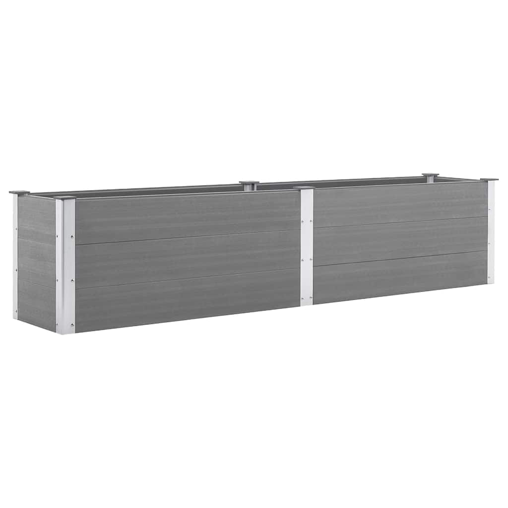 Maison Exclusive - Garten-hochbeet 250 X 50 X 54 Cm Wpc Grau