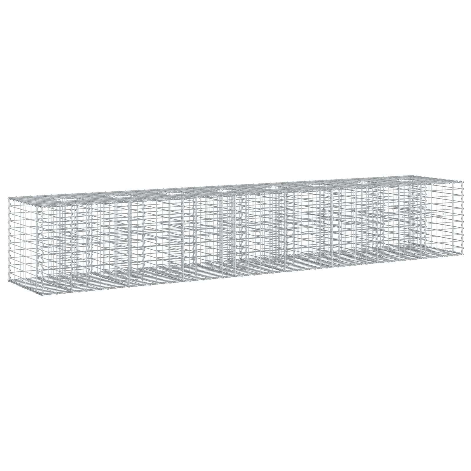 Maison Exclusive - Gabionen-hochbeet 2 Stk. 340 X 60 X 55 Cm Verz