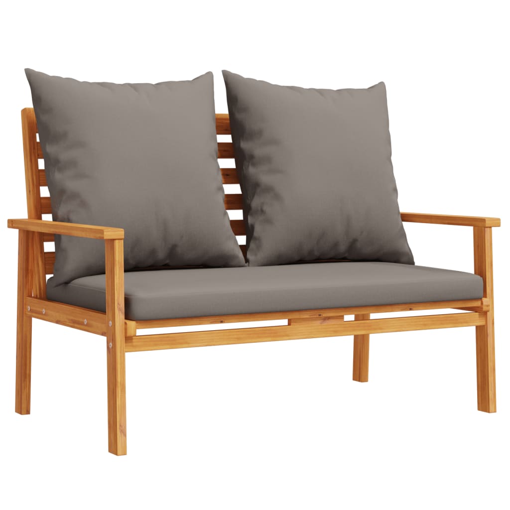 Maison Exclusive - Gartensofa 120 Cm Mit Kissen Massivholz Akazie