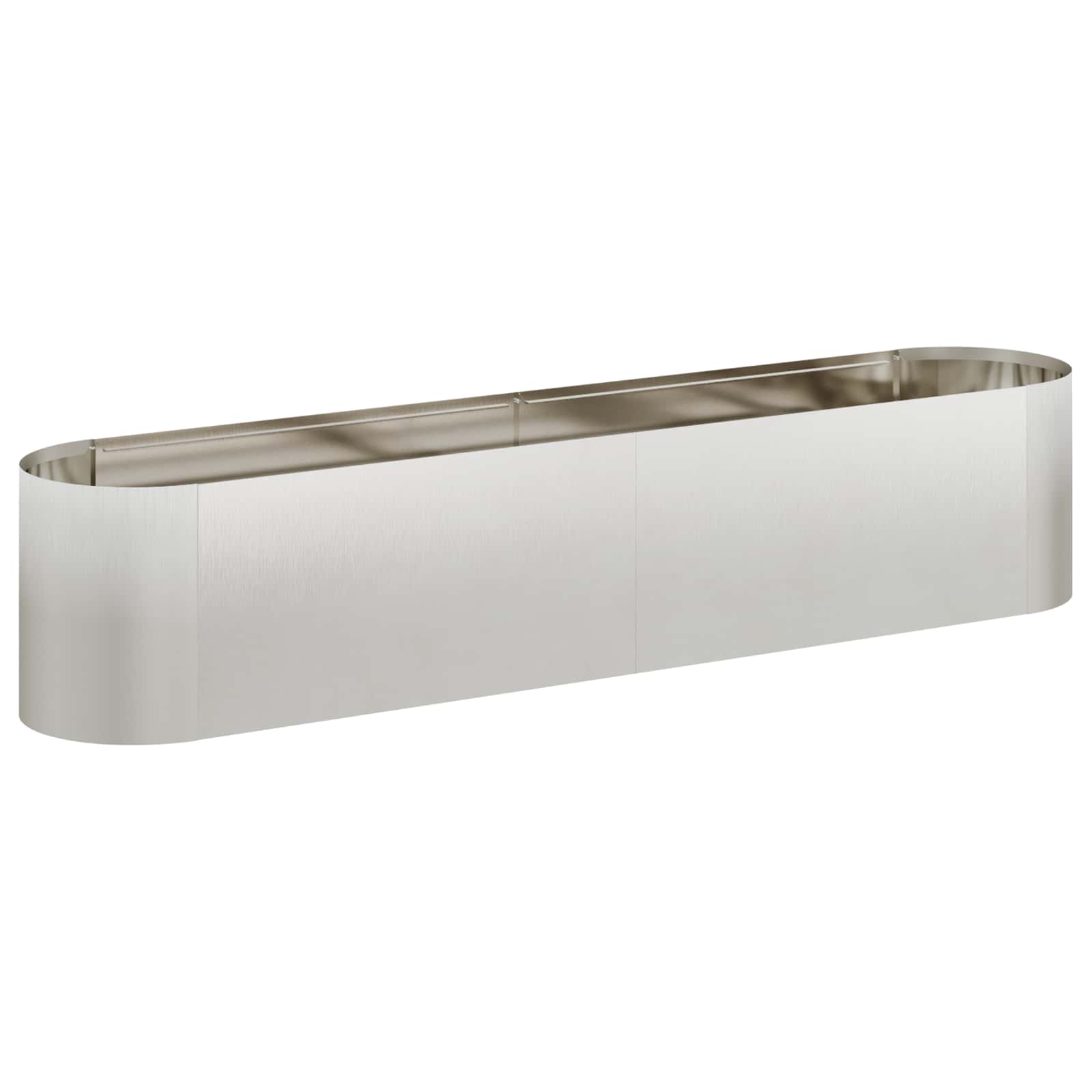 Maison Exclusive - Hochbeet Im Garten Edelstahl 200 X 40 X 40 Cm