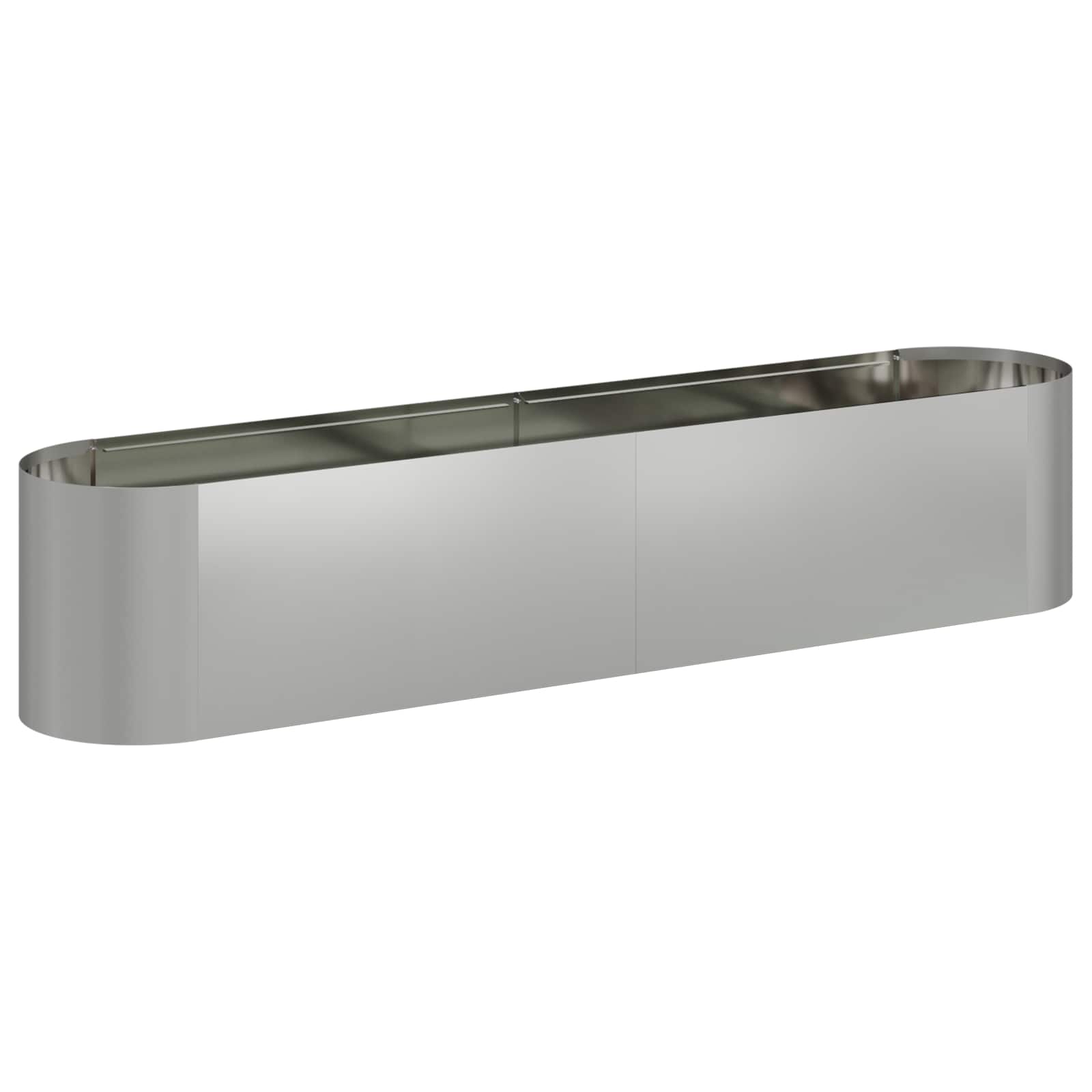 Maison Exclusive - Hochbeet Im Garten Verzinkter Stahl 200 X 40 X