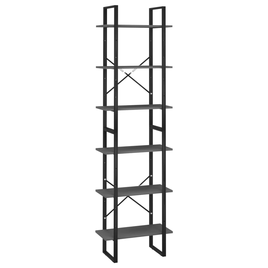 Maison Exclusive - Lagerregal Grau 60x30x210 Cm Holzwerkstoff