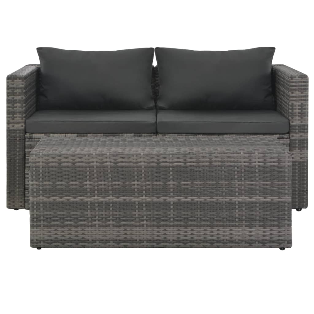 Maison Exclusive - 6-tlg. Garten-lounge-set Mit Polstern Poly Rat