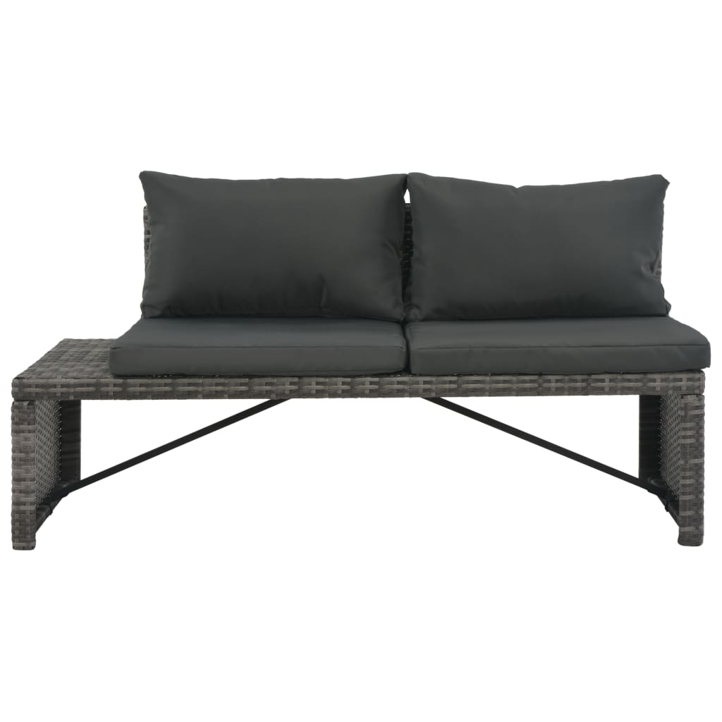 Maison Exclusive - 3-tlg. Garten-lounge-set Mit Polstern Poly Rat