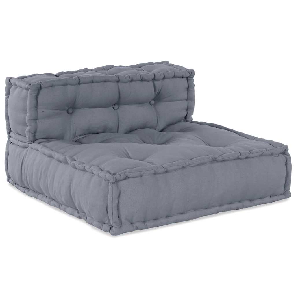 Maison Exclusive - Modulare Sofagarnitur Stoff Grau 210 X 140 X 5