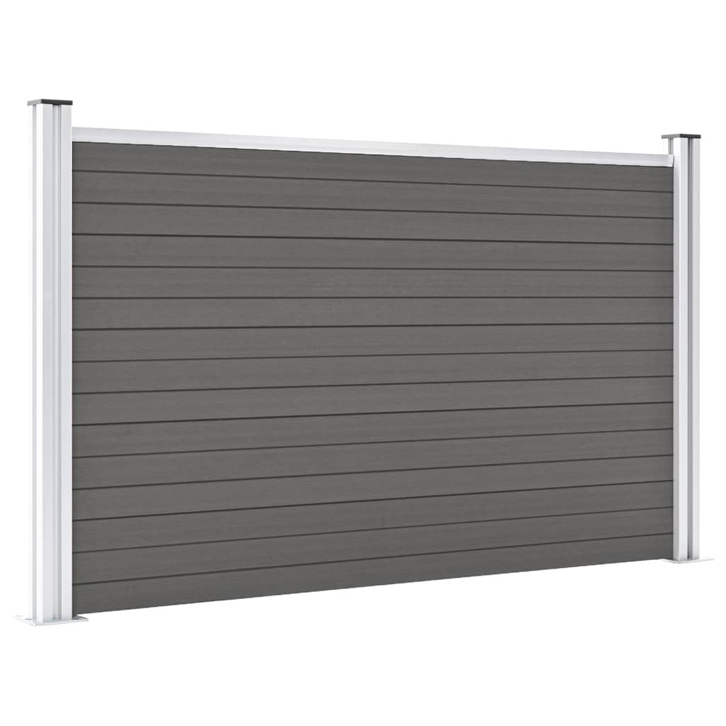 Maison Exclusive - Gartenzaun Wpc 180×105 Cm Grau