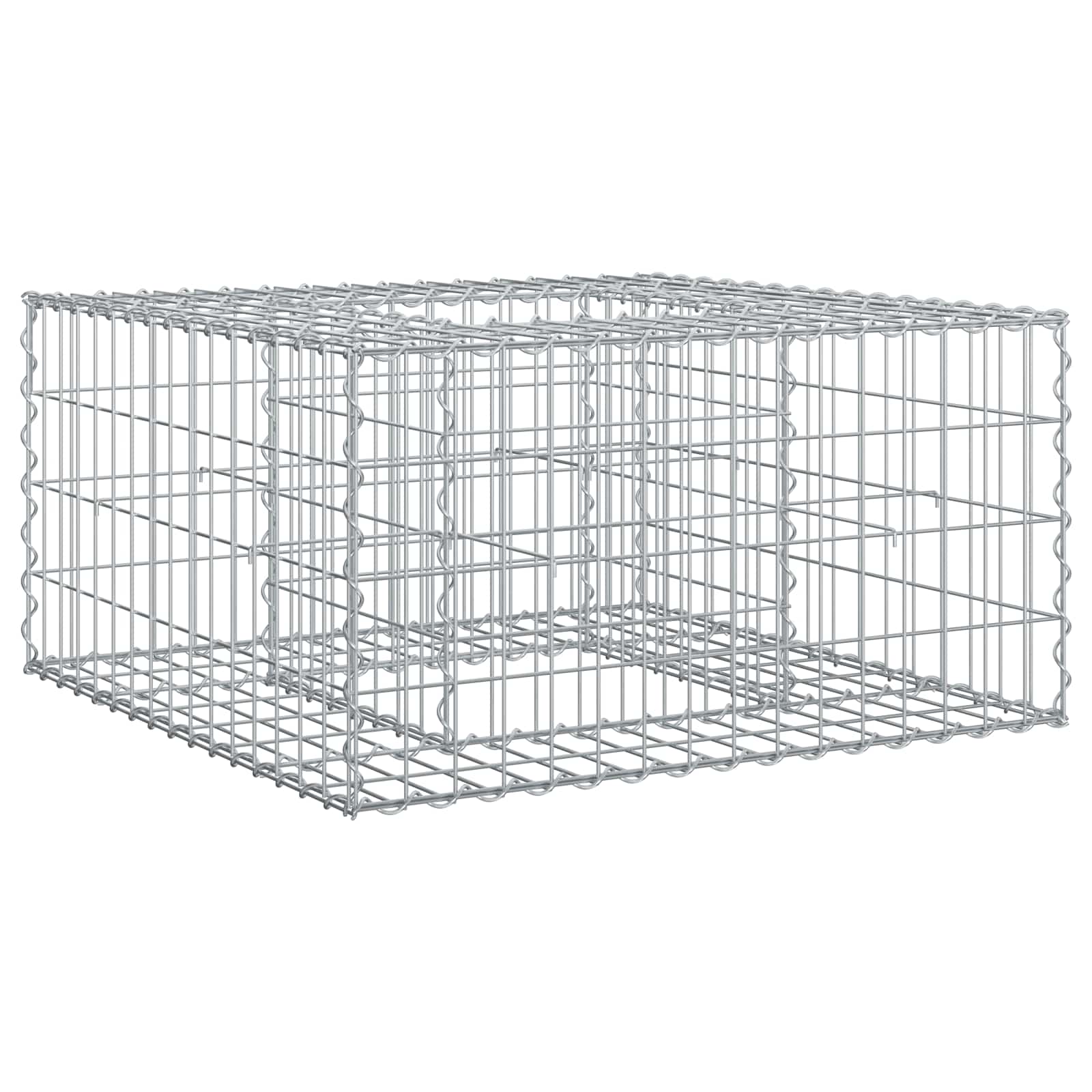 Maison Exclusive - Gabionen Hochbeet 80 X 80 X 40 Cm Verzinkter S