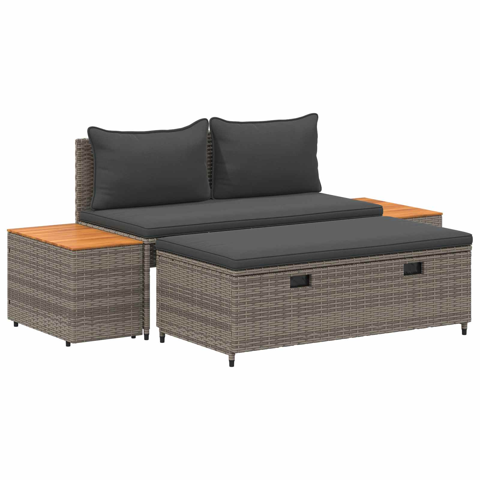 Maison Exclusive - Outdoor-sofagarnitur 4 -seater 4 Stk. 55 X 30