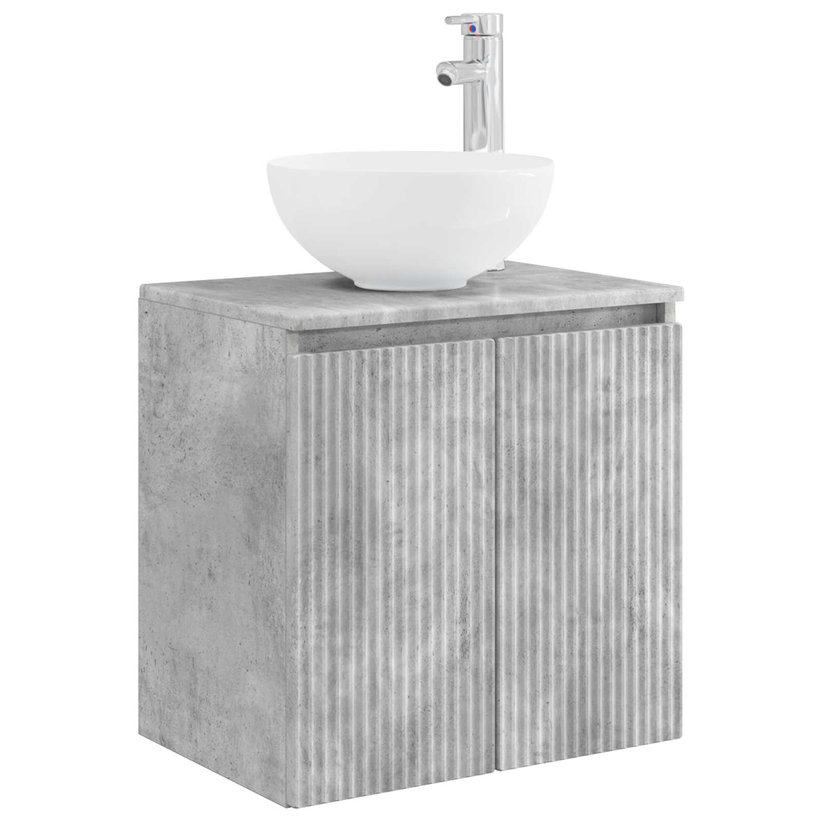 Maison Exclusive - Wandmontierte Waschtisch Betongrau 49,5 X 35 X