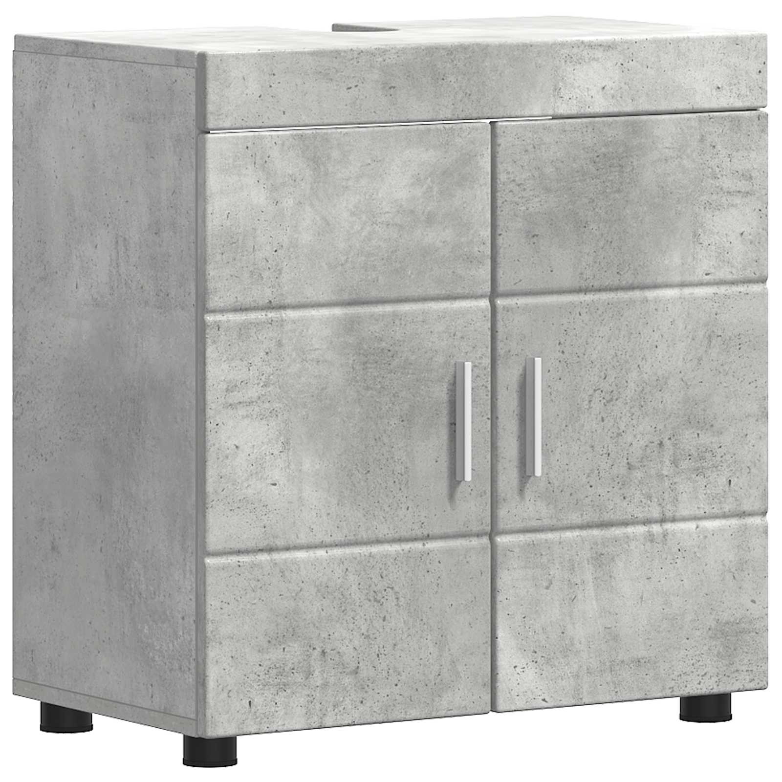 Maison Exclusive - Badezimmerschrank-set Tulum Beton Grau 60 X 34