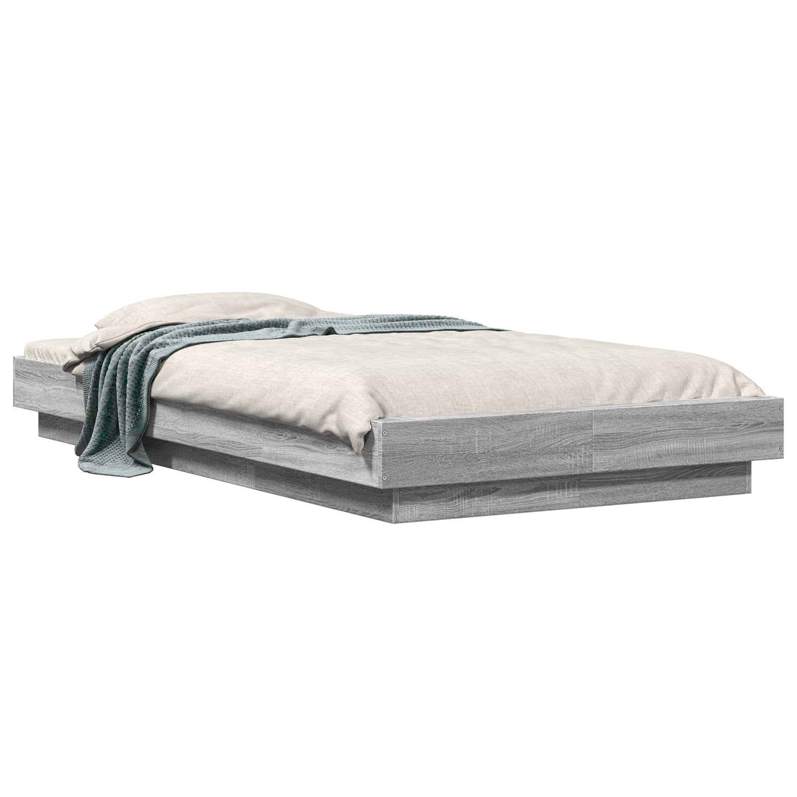 Maison Exclusive - Bodenbettgestell Grau Sonoma 80 X 210 Cm Holzw