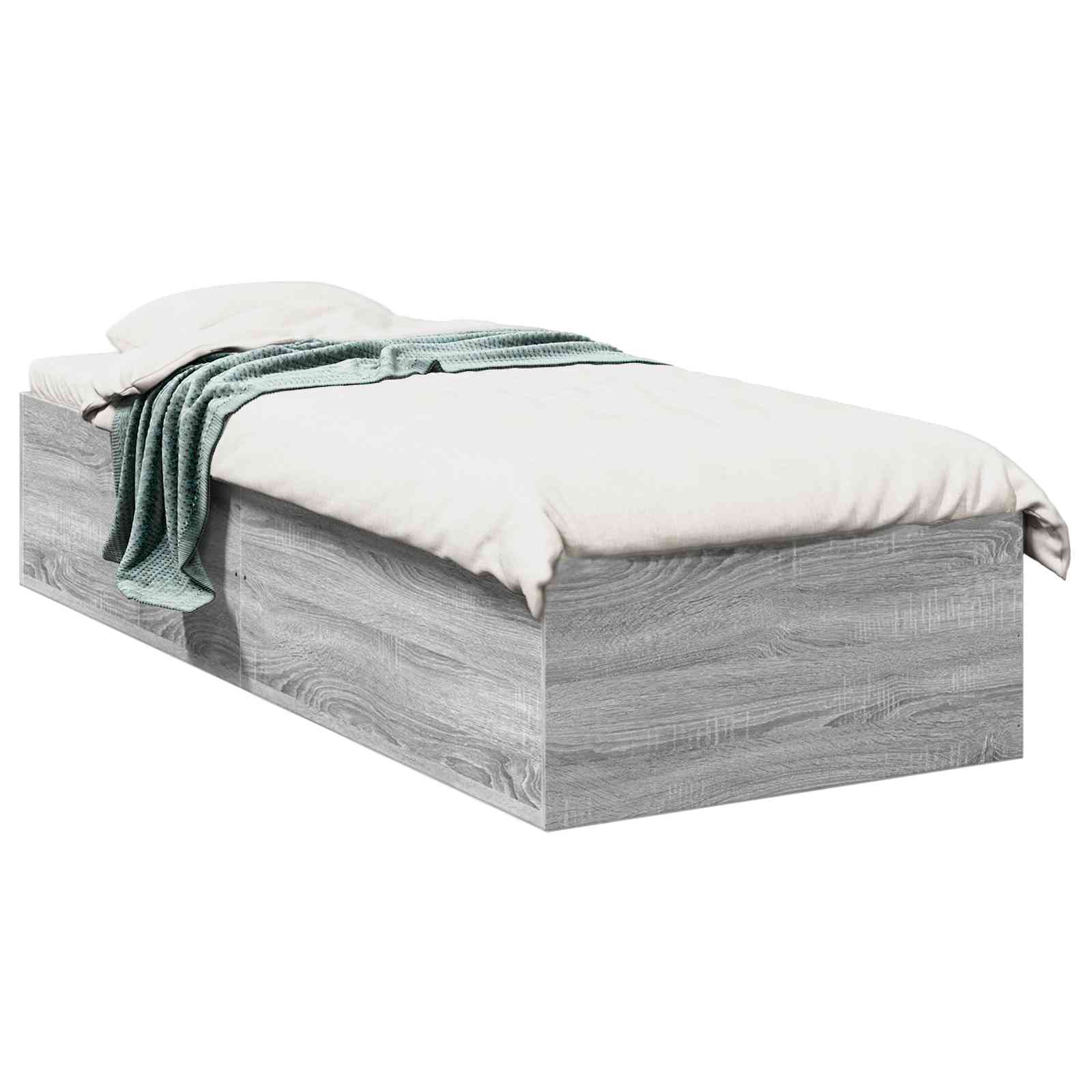 Maison Exclusive - Bodenbettgestell Grau Sonoma 80 X 200 Cm Holzw