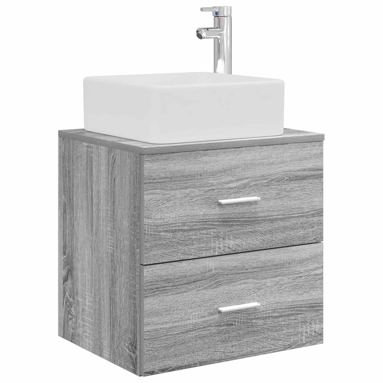 Maison Exclusive - Wandmontierte Waschtisch Grau Sonoma 53 X 34,5