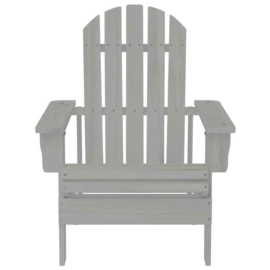 Maison Exclusive - Gartenstuhl Holz Grau