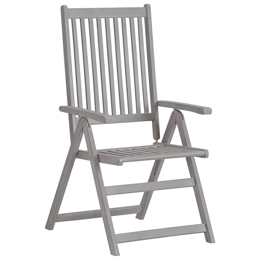 Maison Exclusive - 2 Stück Verstellbare Klappstühle Aus Grauem, M