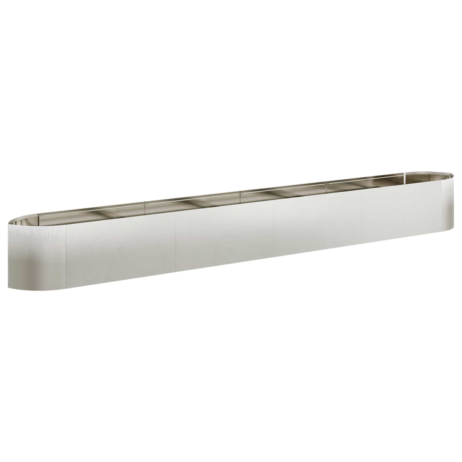Maison Exclusive - Hochbeet Im Garten Edelstahl 380 X 40 X 40 Cm