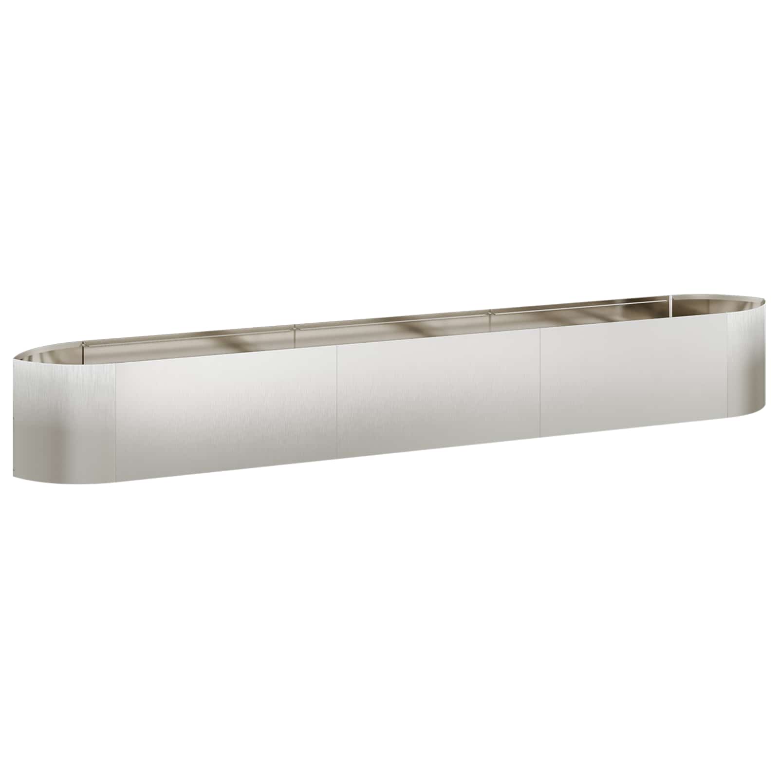 Maison Exclusive - Hochbeet Im Garten Edelstahl 300 X 40 X 40 Cm