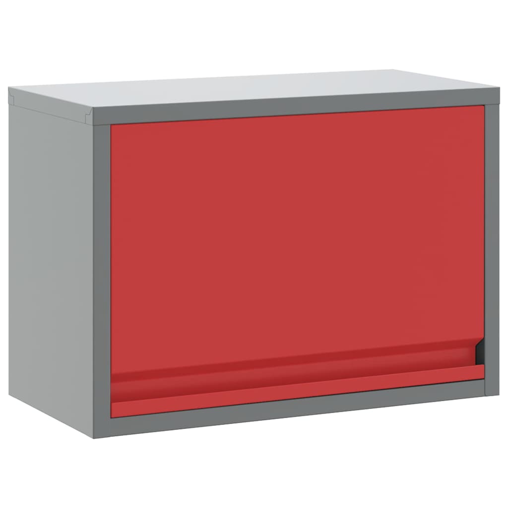 Maison Exclusive - Werkzeugschrank Mit Speicher Rot Und Grau 50 X