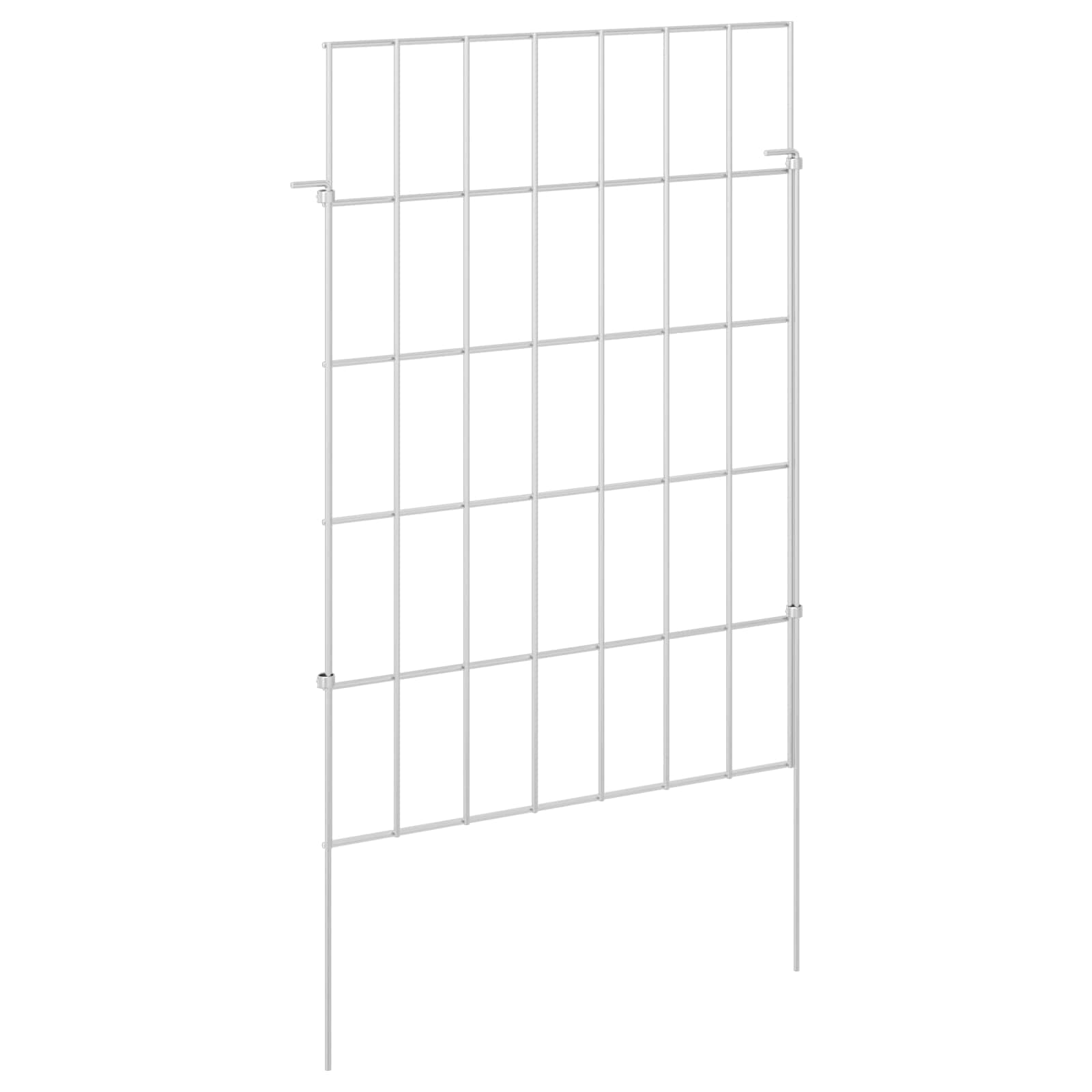 Maison Exclusive - Gartenzaun Mit Pfählen 48 Stk. 35 X 50 Cm Verz