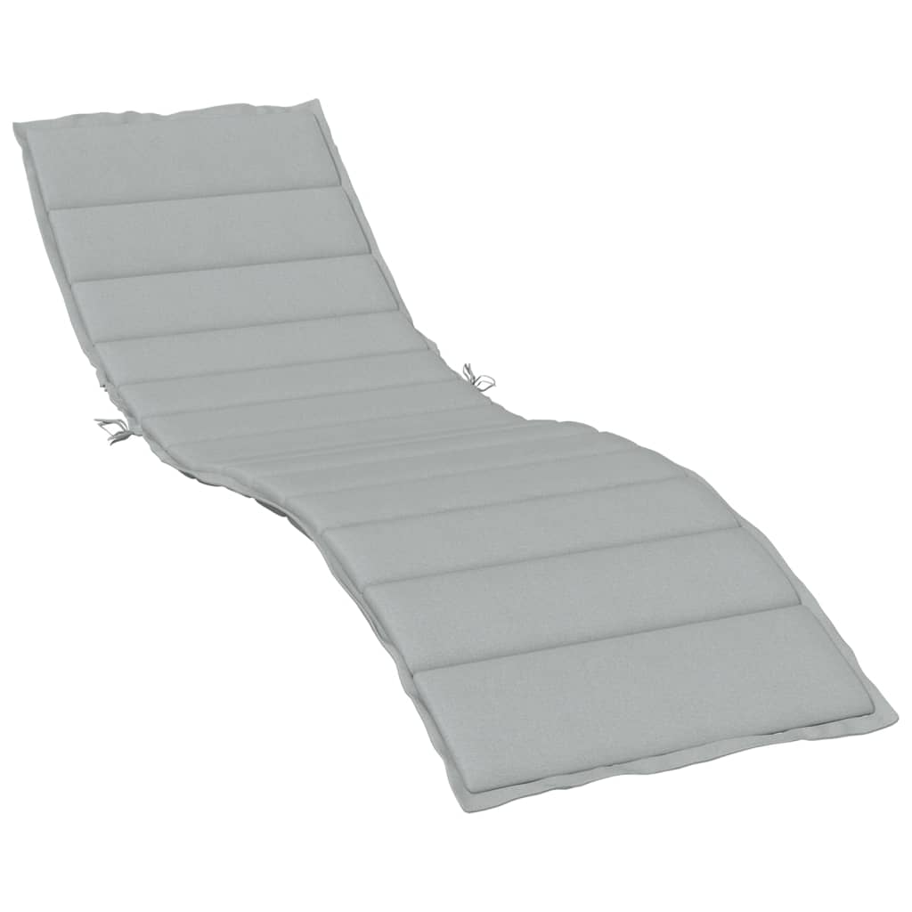 Maison Exclusive - Sonnenliegen-auflage Melange Hellgrau 200x70x4