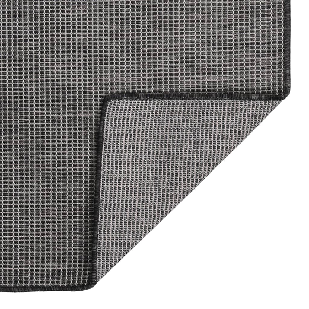 Maison Exclusive - Outdoor-teppich Flachgewebe 80x150 Cm Grau