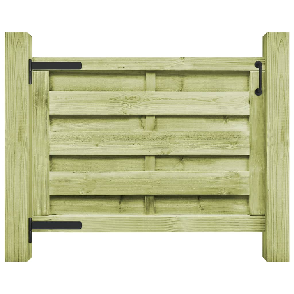 Maison Exclusive - Gartentor Kiefernholz Imprägniert 100x75 Cm Gr