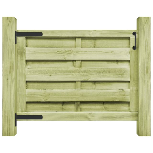 Maison Exclusive - Gartentor Kiefernholz Imprägniert 100x75 Cm Gr