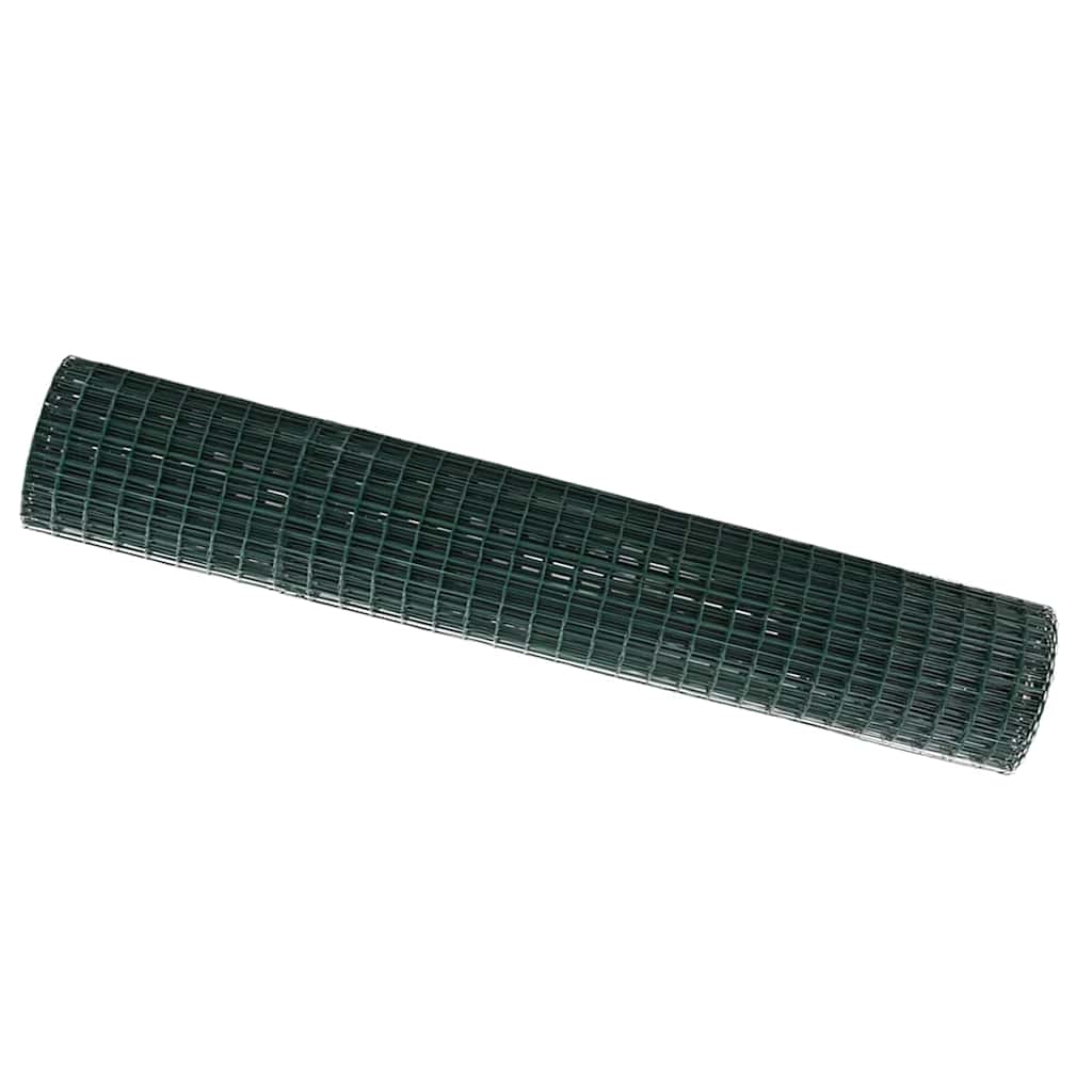 Maison Exclusive - Eurozaun 1,6 X 10m Pvc-beschichtetes Eisen Grü
