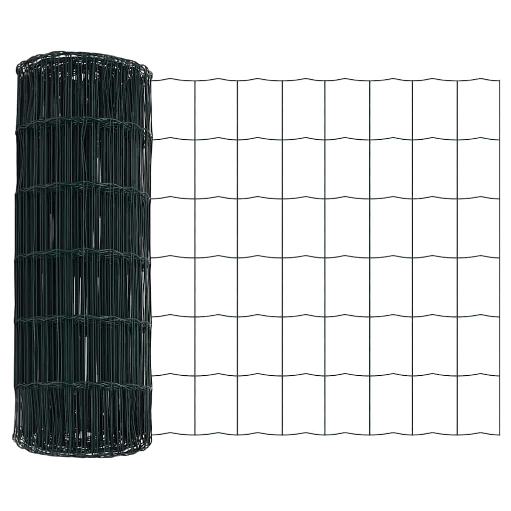 Maison Exclusive - Eurozaun 0,8 X 25 M Pvc-beschichtetes Eisen Gr