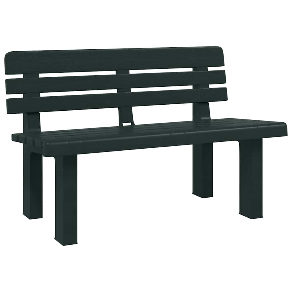 Maison Exclusive - Gartenbank Grün 110x52x71 Cm Polypropylen