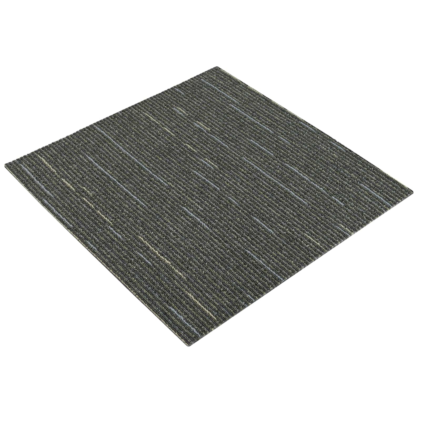 Maison Exclusive - Teppichfliese Gestreift Hellgrün 50 X 50 Cm 20