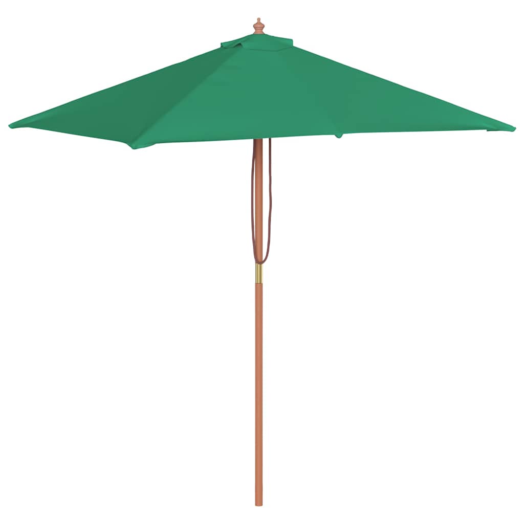 Maison Exclusive - Sonnenschirm Mit Holz-mast 150x200 Cm Grün